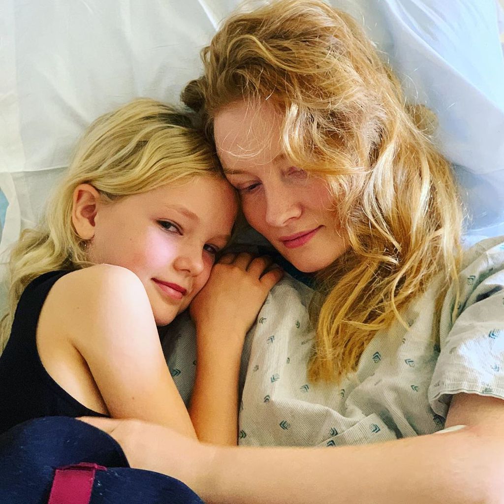 Kimberly Van Der Beek und ihre Tochter