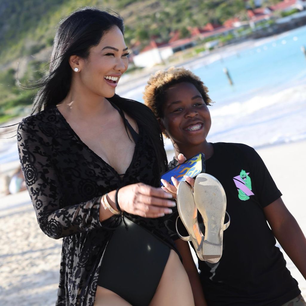Kimora Lee Simmons und ihr Sohn Gary