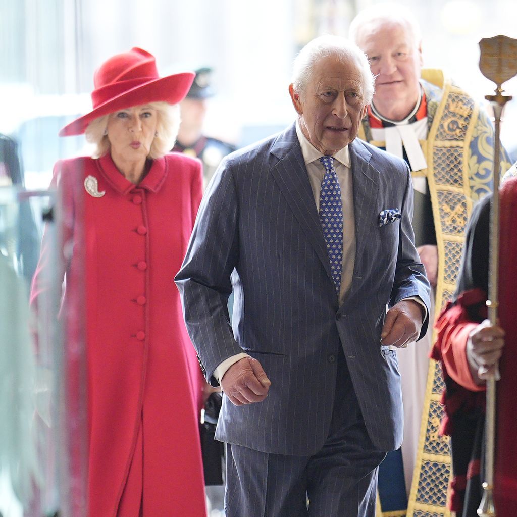 König Charles und Königin Camilla ei der Commonwealth-Day-Feier in der Westminster Abbey
