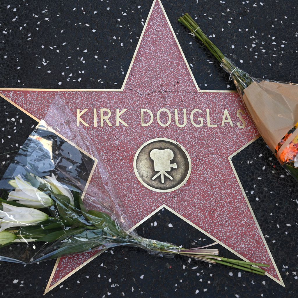 Kirk Douglas' Stern auf dem Walk of Fame