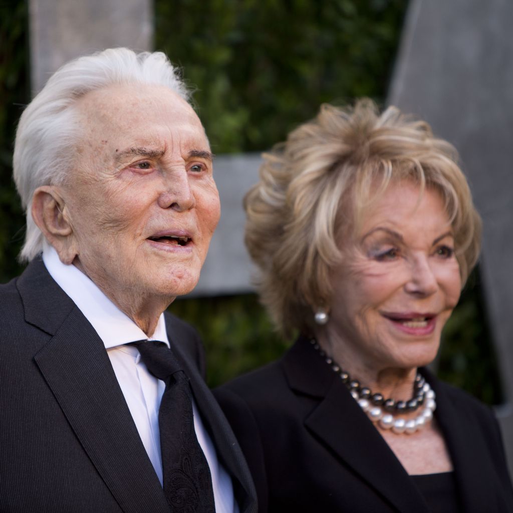 Kirk Douglas und seine Frau Anne im Februar 2013 in Hollywood