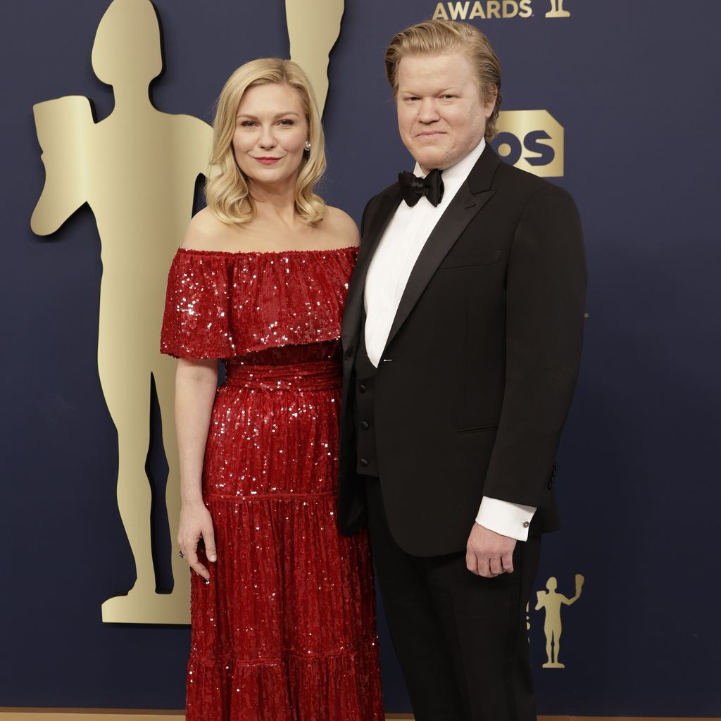 Kirsten Dunst und Jesse Plemons bei den SAG Awards in Santa Monica, Februar 2022