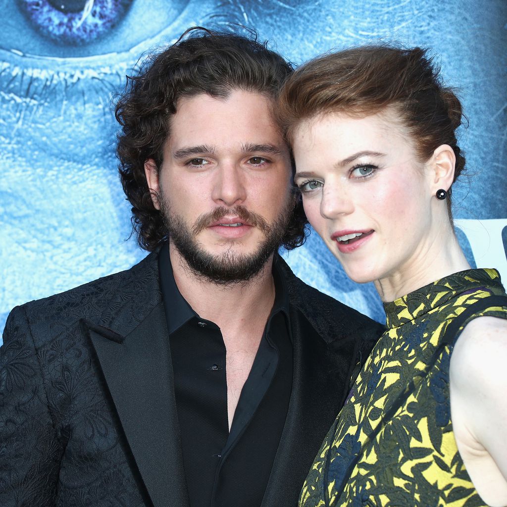 Kit Harington und Rose Leslie bei der "Game of Thrones"-Premiere in L.A. im Juli 2017