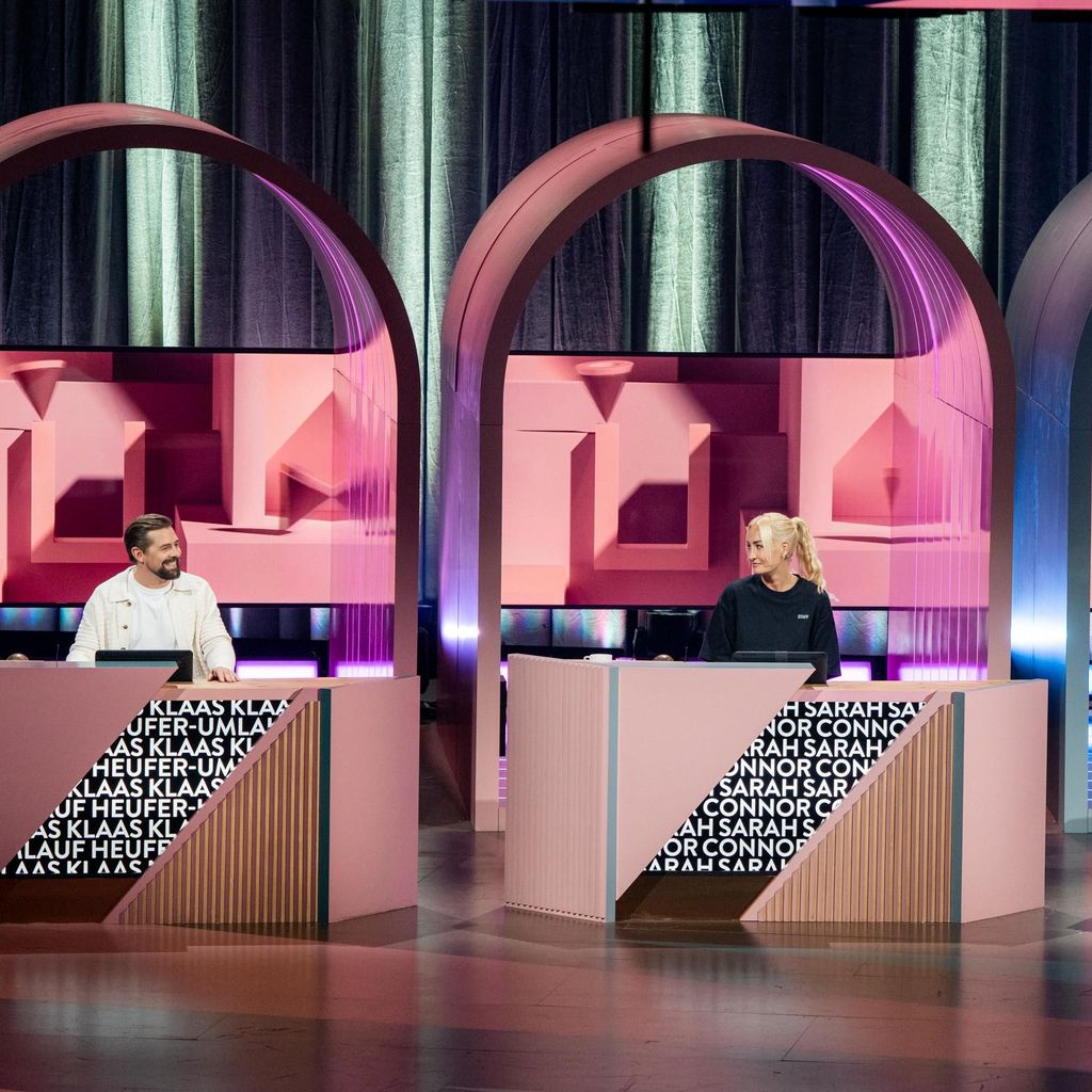 Klaas Heufer-Umlauf, Sarah Connor und Lena Meyer-Landrut bei "Wer stiehlt mir die Show?"