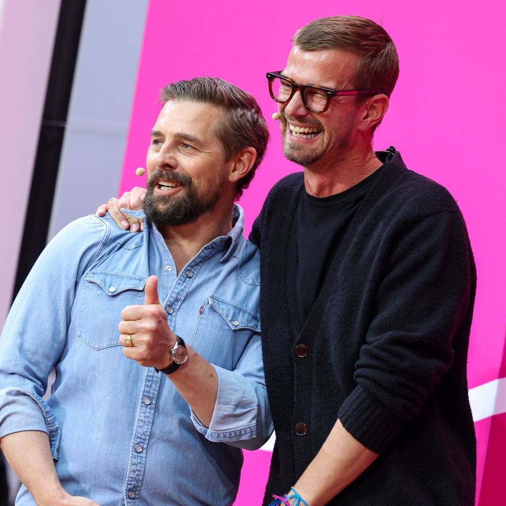 Klaas Heufer-Umlauf und Joko Winterscheidt im Mai 2024