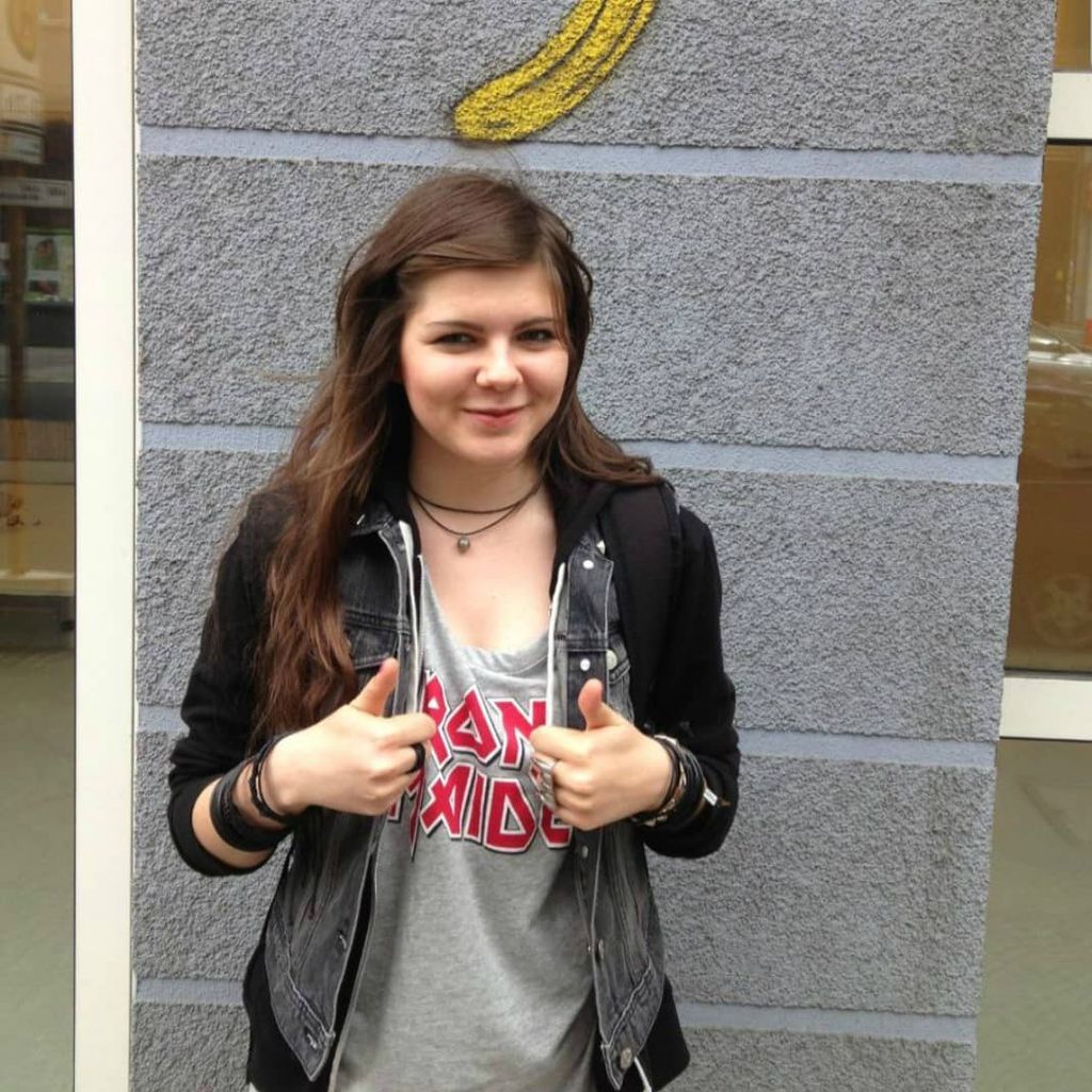 Throwback-Bild von Klaudia Giez als Teenager