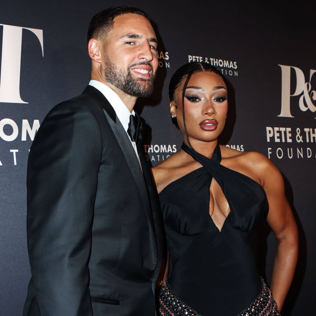 Klay Thompson und Megan Thee Stallion bei der "Pete & Thomas Foundation"-Gala in New York, Juli 2025