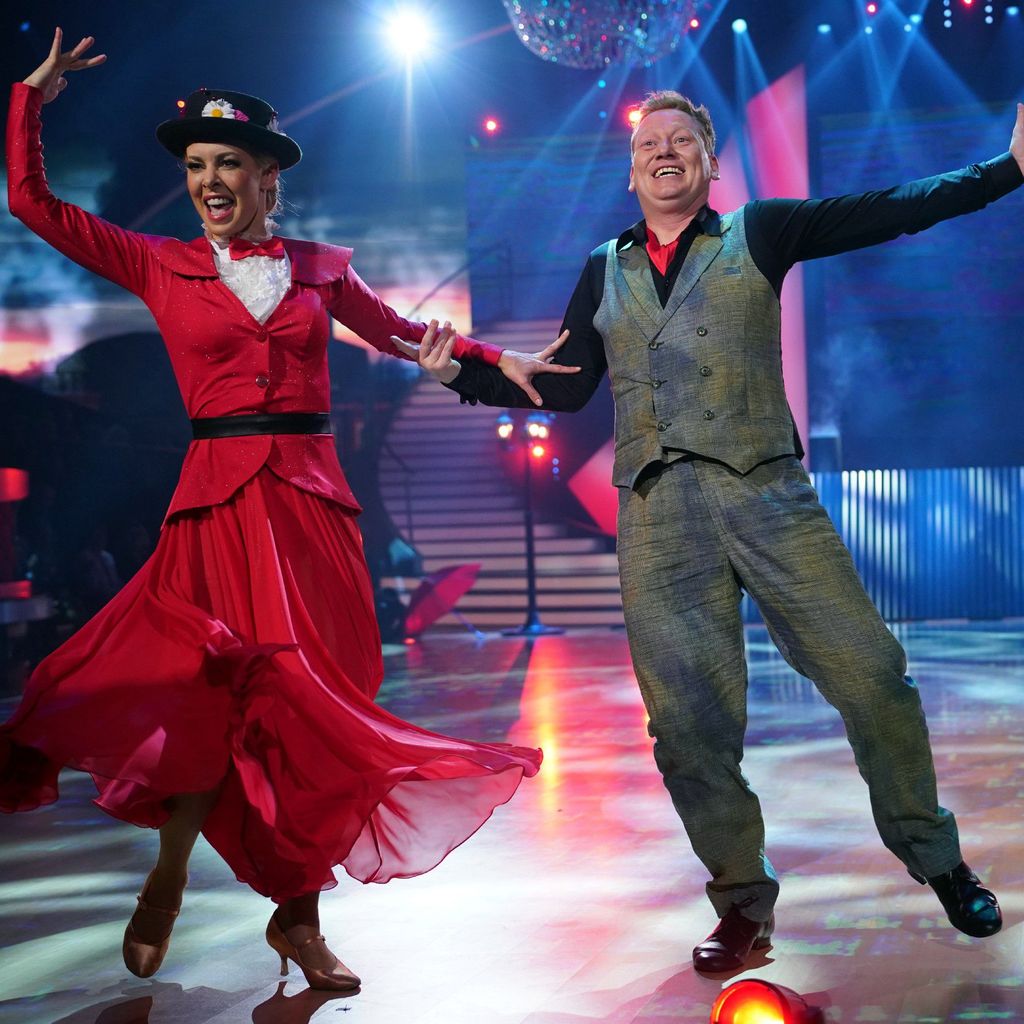 Knossi mit "Let's Dance"-Tanzpartnerin Isabel Evardsson