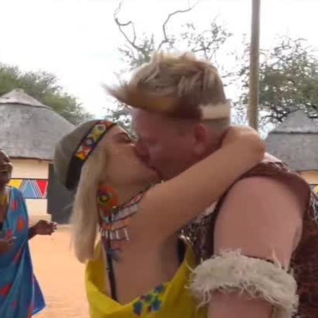 Knossi und seine Verlobte Lia Mitrou in Südafrika