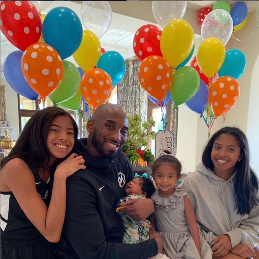 Kobe Bryant mit seinen vier Töchtern, August 2019