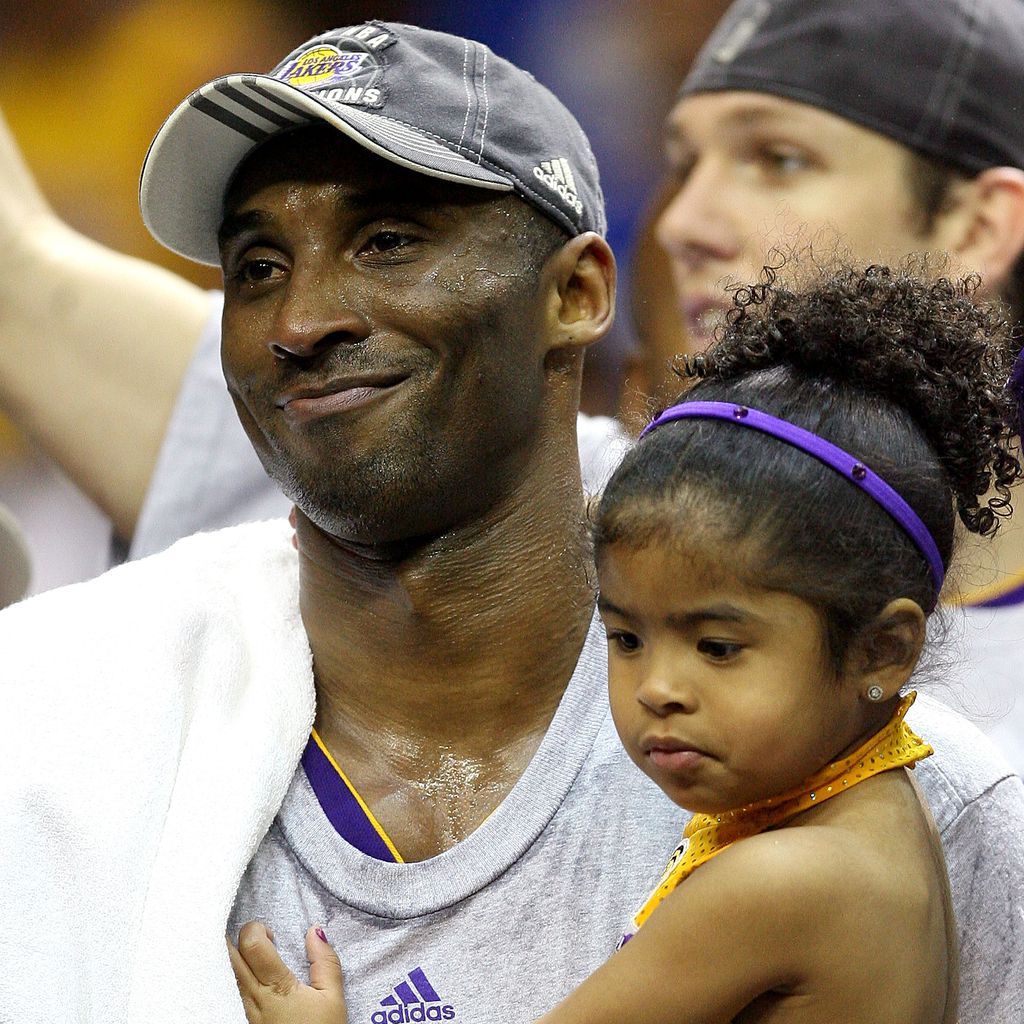 Kobe Bryant mit seiner Tochter Gianna, Juni 2009