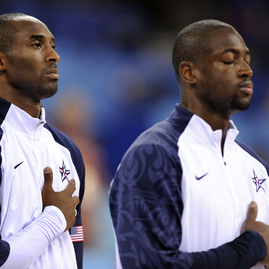 Kobe Bryant und Dwayne Wade bei den Olympischen Spielen in Peking