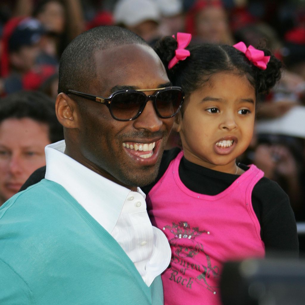 Kobe Bryant und seine Tochter Natalia 2007