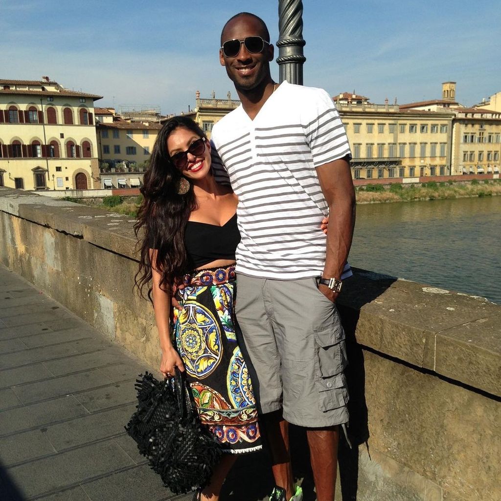 Kobe Bryant und Vanessa Bryant in Italien