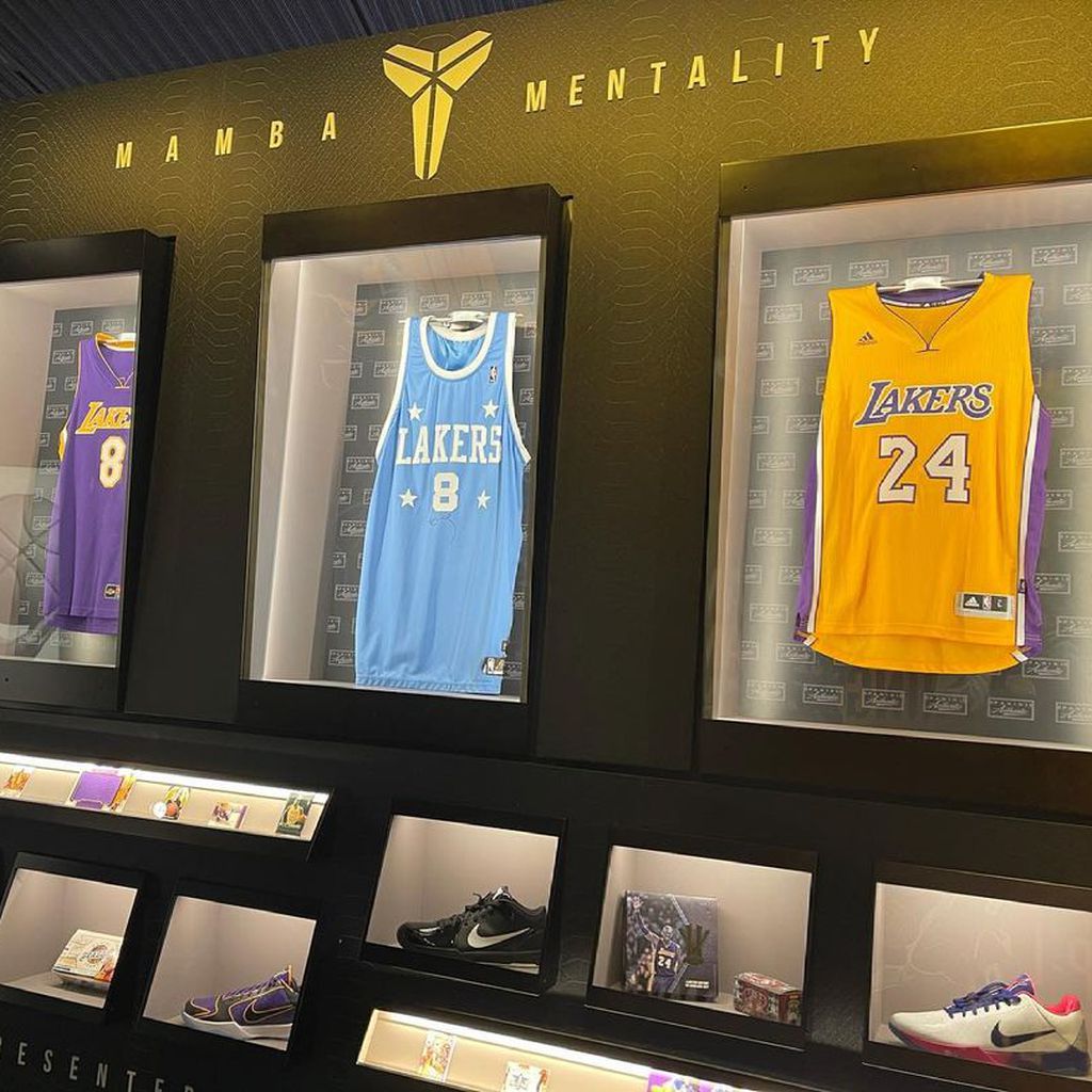 Kobe Bryants Ausstellung in der Hall of Fame