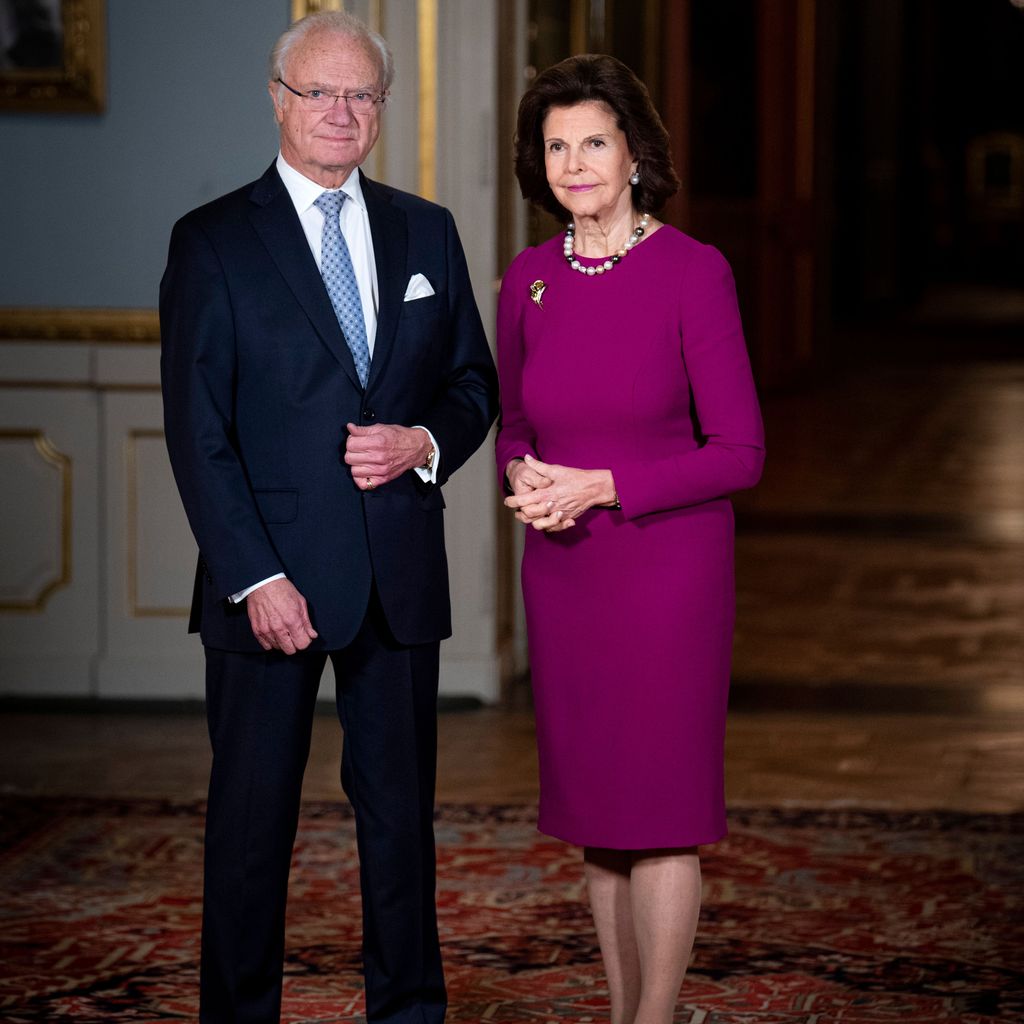 König Carl Gustaf von Schweden mit seiner Frau, Königin Silvia im Dezember 2020