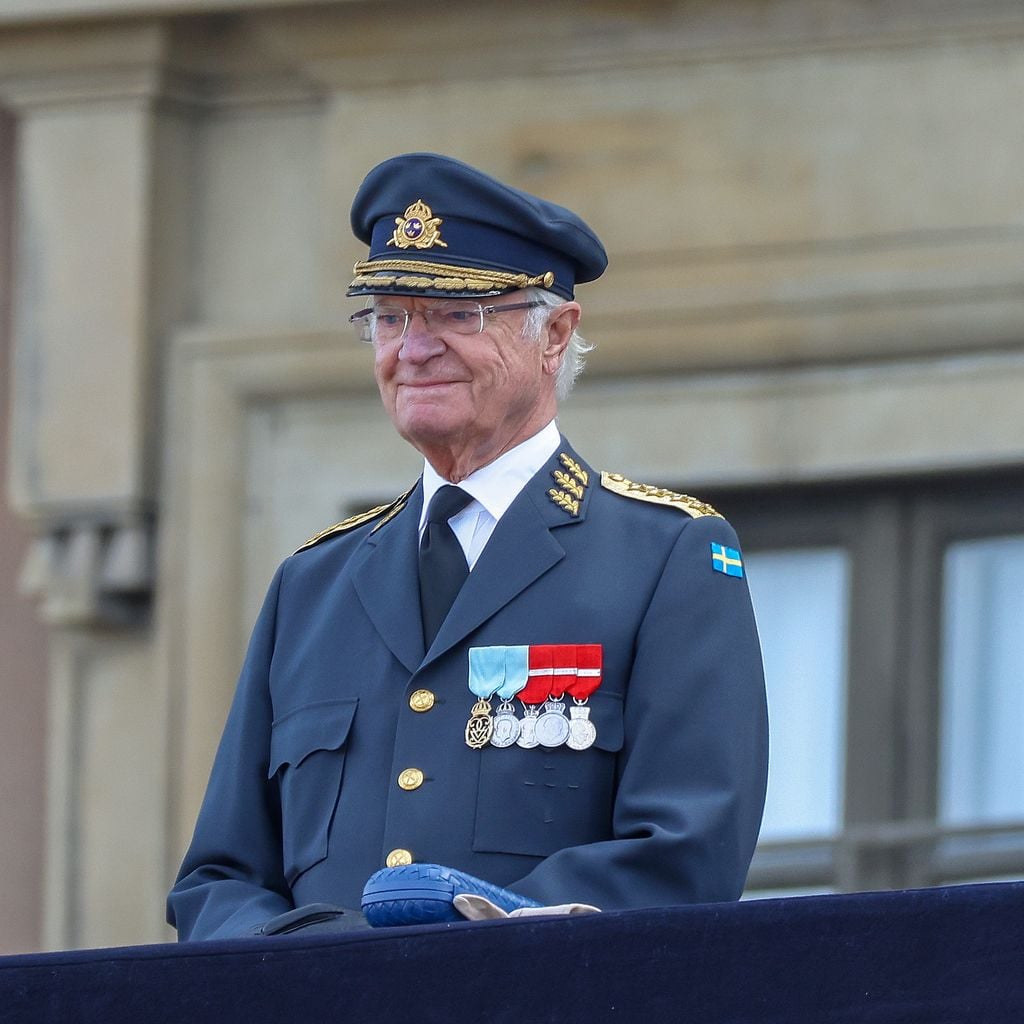 König Carl Gustaf an seinem 80. Geburtstag in Stockholm
