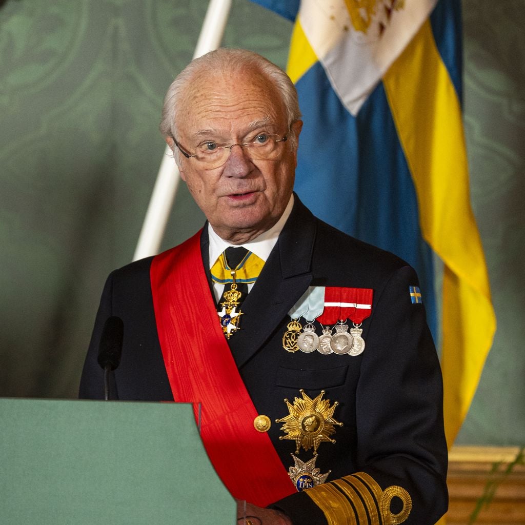 König Carl Gustaf, Januar 2024