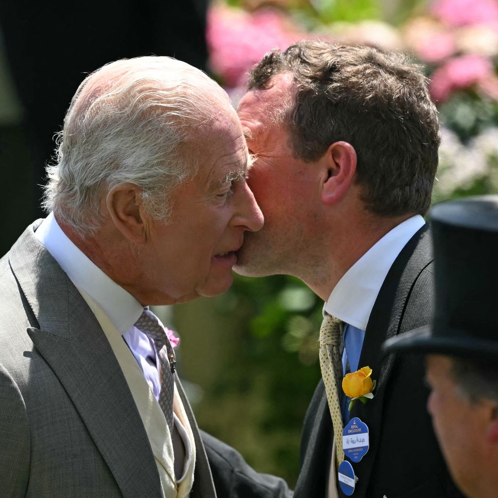 König Charles und Peter Phillips beim Royal Ascot 2025