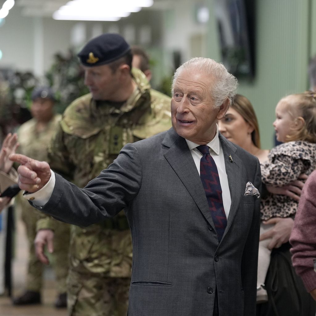 König Charles III. auf Thorney Island, Februar 2026