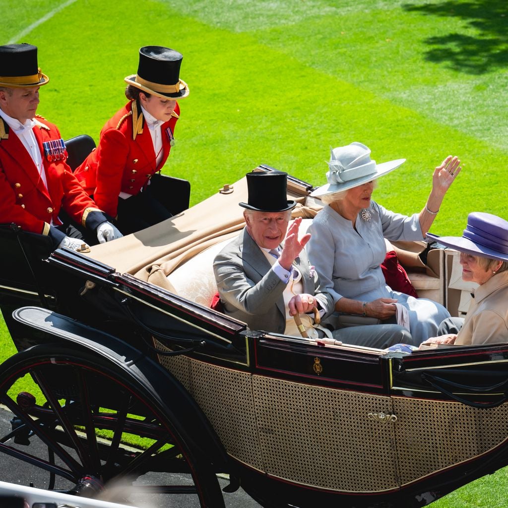 König Charles und Königin Camilla am Ladies’ Day der Royal Ascot