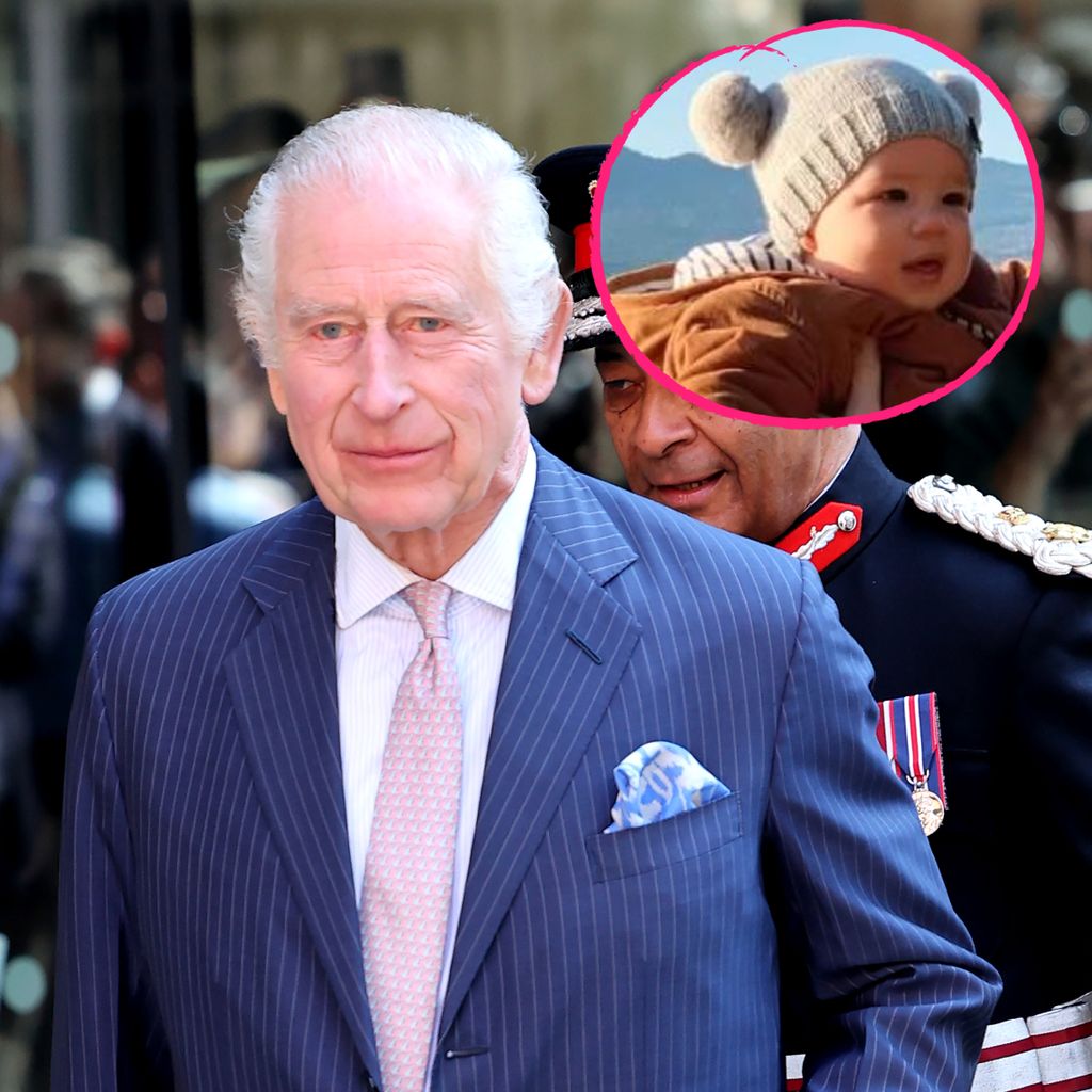 König Charles III. und sein Enkel Prinz Archie