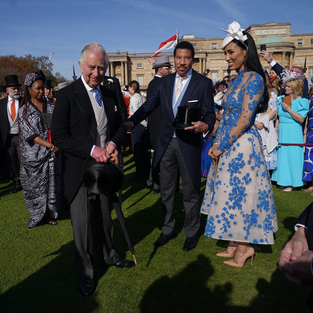 König Charles mit Lionel Richie und Lisa Parigi Mai 2023