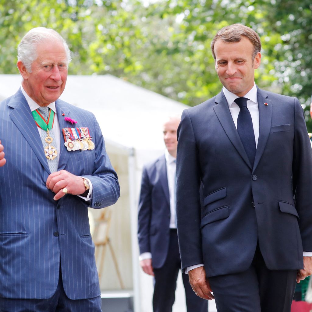 König Charles und Emmanuel Macron in London, Juni 2020
