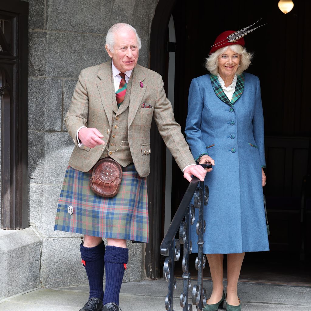 König Charles und Königin Camilla im April 2025
