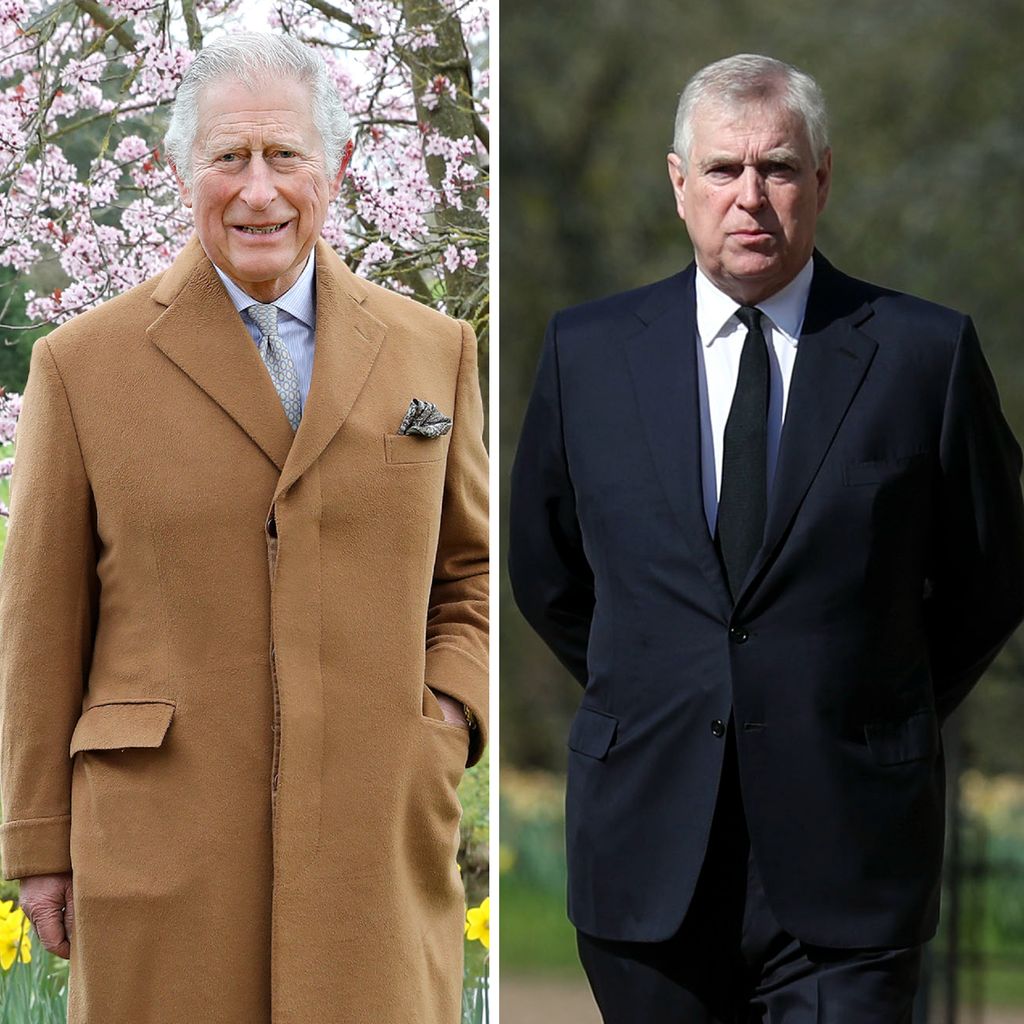 König Charles und Prinz Andrew