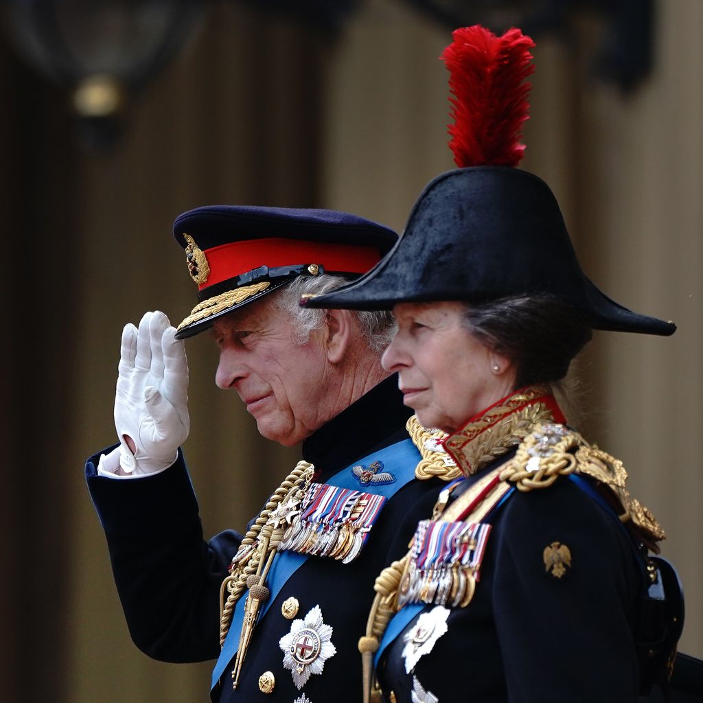 König Charles und Prinzessin Anne im Juni 2023