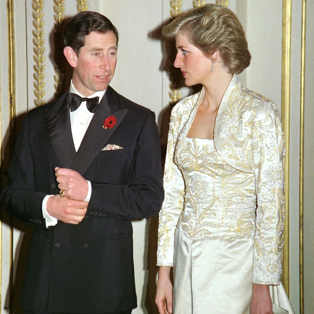 König Charles und Prinzessin Diana im November 1988