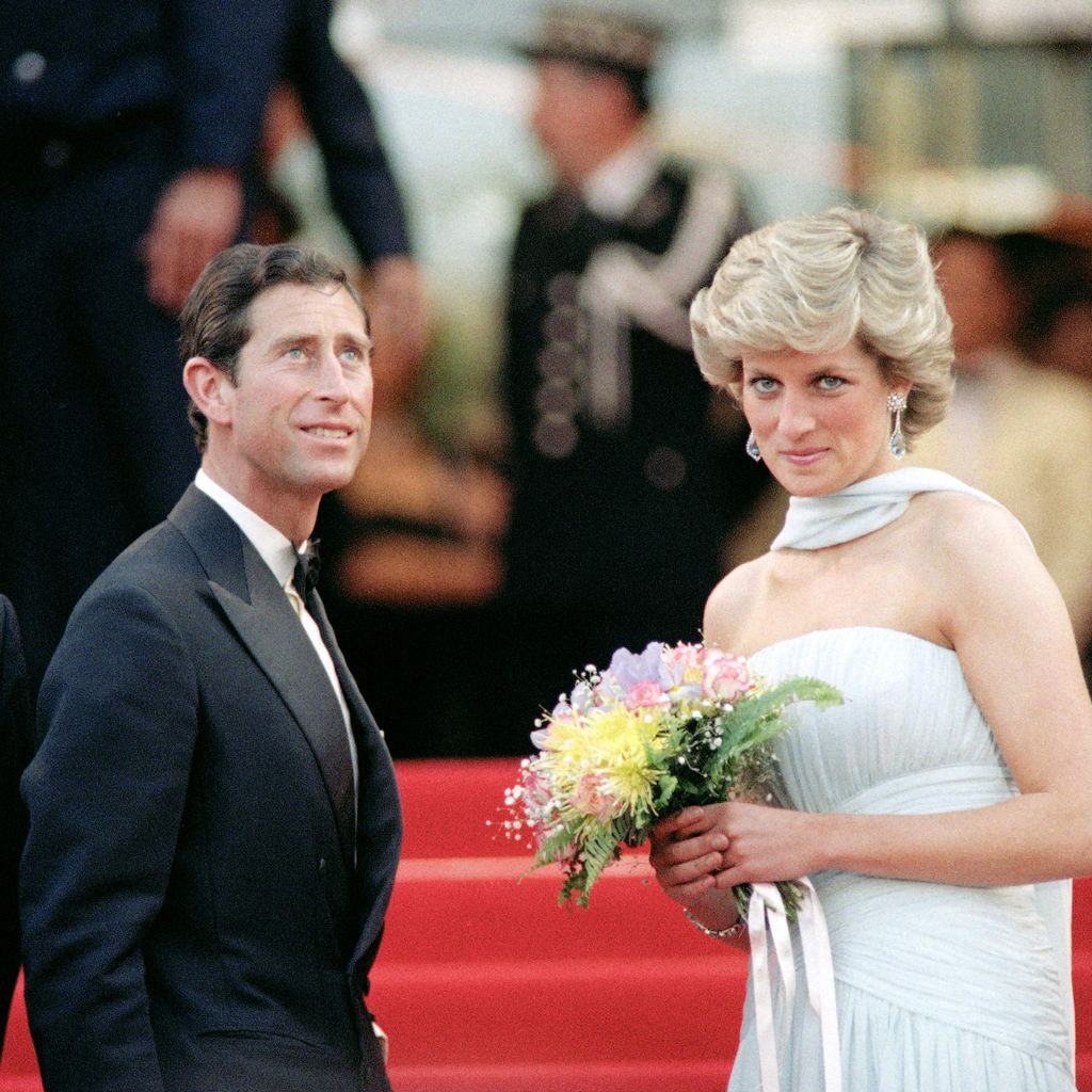 König Charles und Prinzessin Diana im Mai 1987