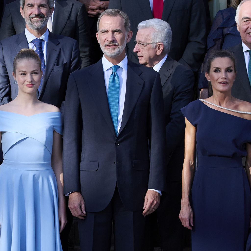 König Felipe von Spanien, Königin Letizia und ihre Töchter Leonor und Sofía