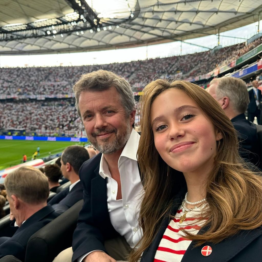 König Frederik und Prinzessin Josephine in Frankfurt