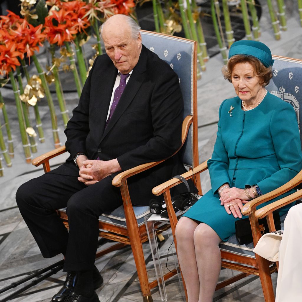 König Harald und Königin Sonja im Dezember 2024