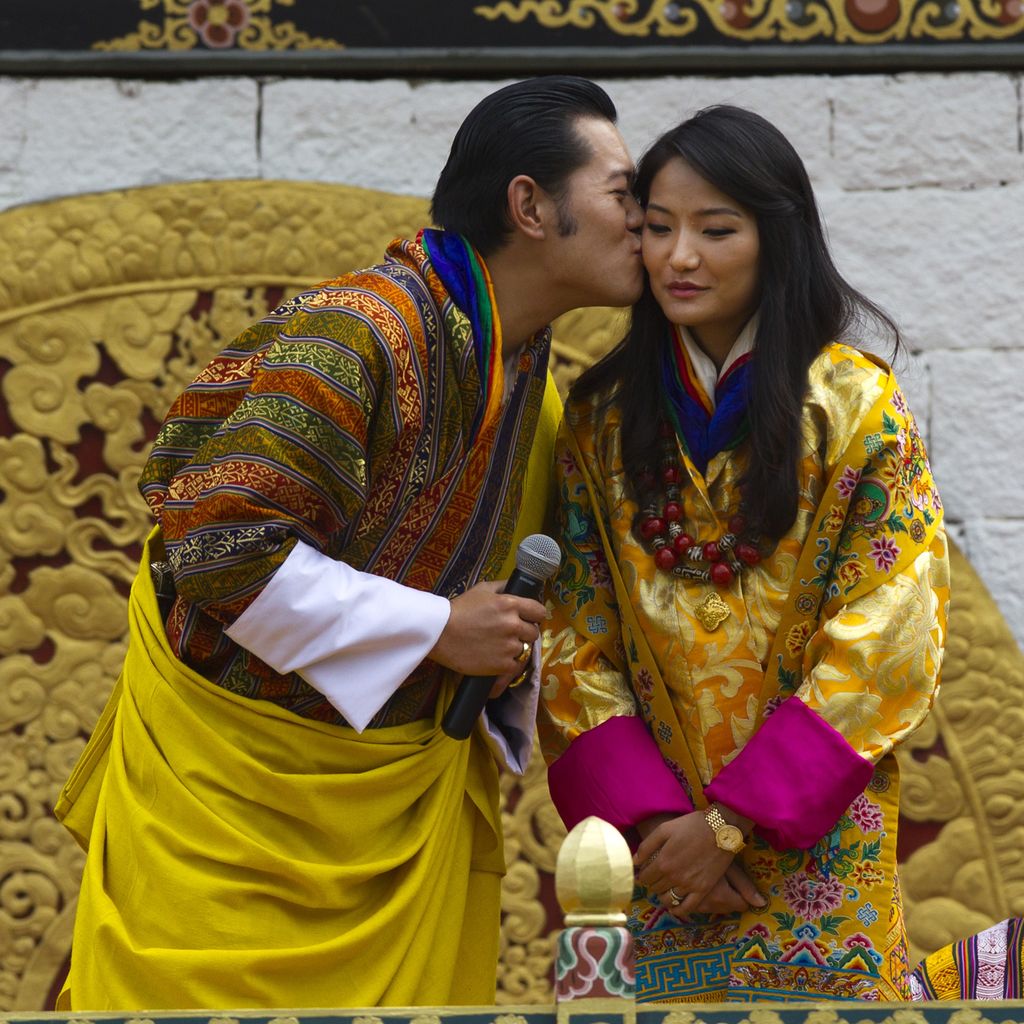 König Jigme Khesar Namgyel Wangchuck und Königin Jetsun Pema im Jahr 2011