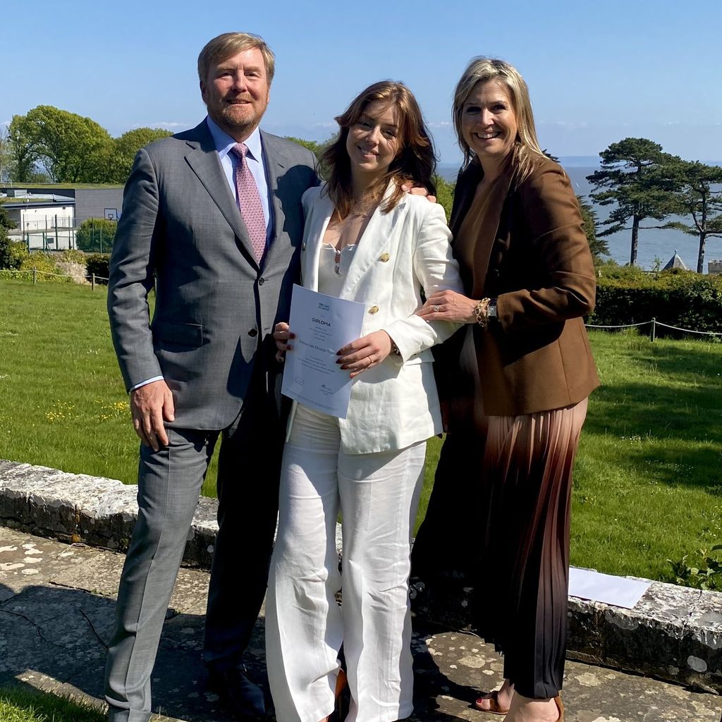 König Willem-Alexander, Prinzessin Alexia und Königin Máxima im Mai 2023