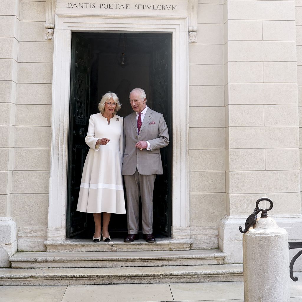 Königin Camilla und König Charles im April 2025 in Italien