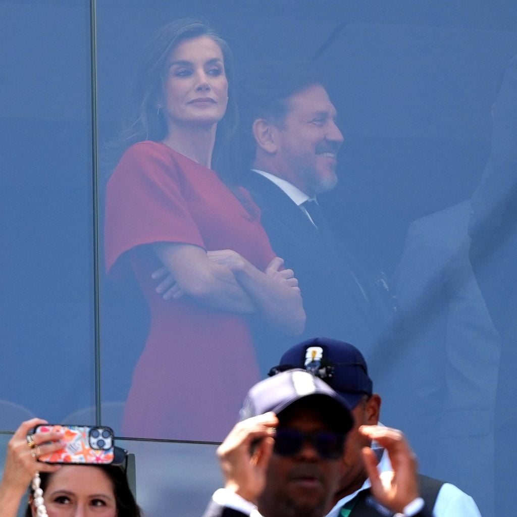 Königin Letizia beim WM-Finale 2026 zwischen Spanien und Argentinien im MetLife Stadium, New Jersey