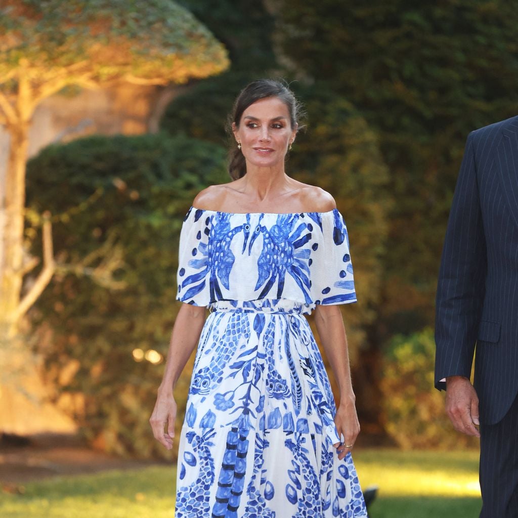 Königin Letizia bei einem Empfang im Marivent-Palast in Palma de Mallorca