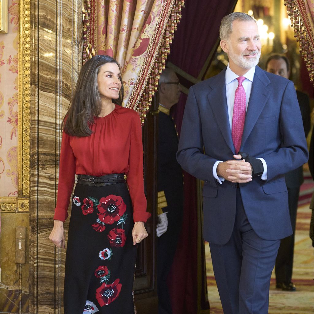 Königin Letizia und König Felipe im Dezember 2023 in Madrid