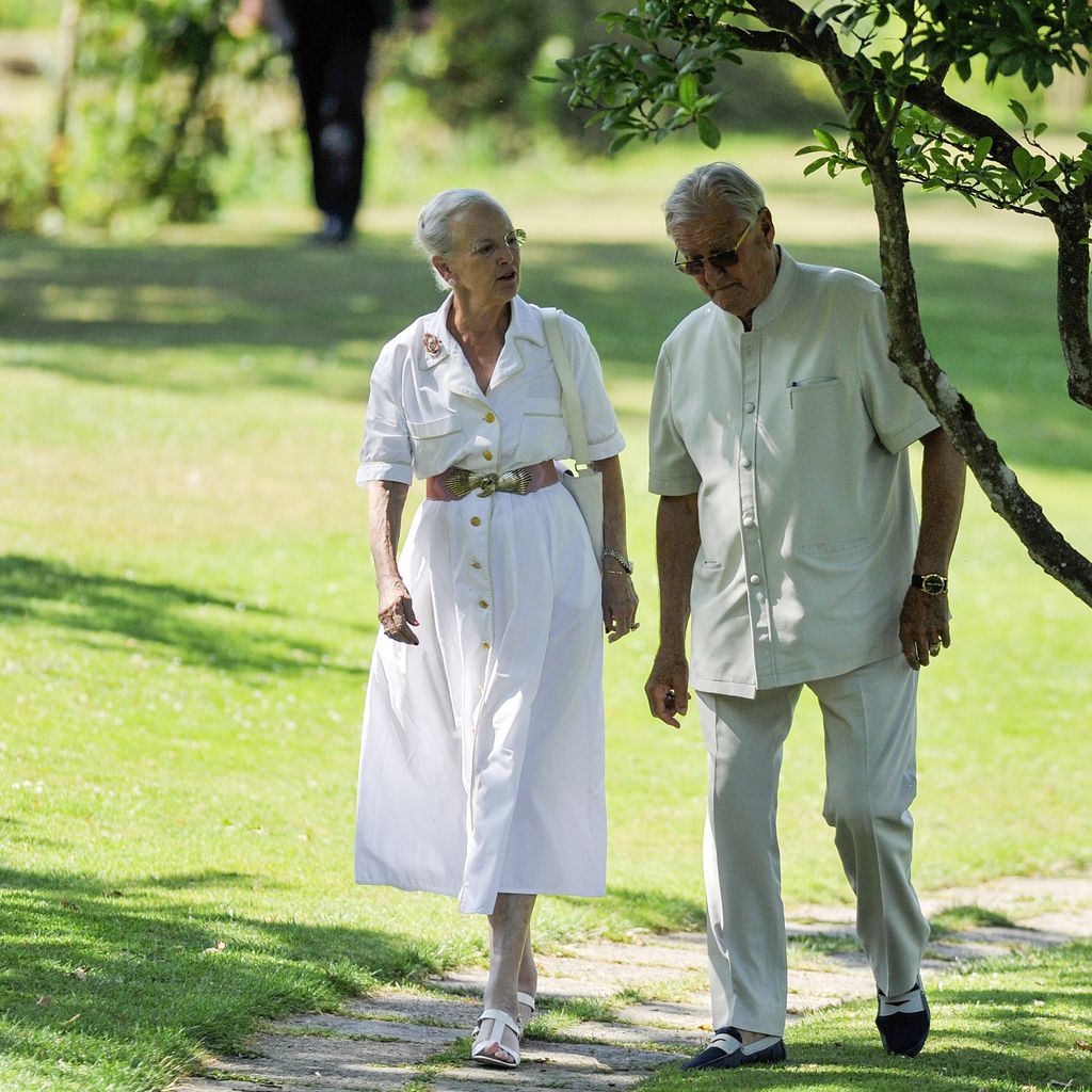 Königin Margrethe und Prinz Henrik im Juli 2014