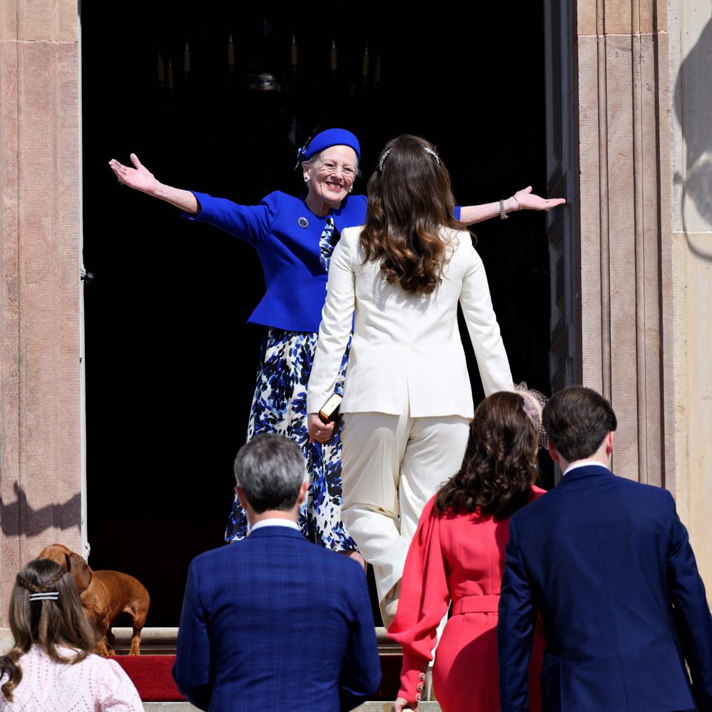 Königin Margrethe von Dänemark und Prinzessin Isabella im April 2022