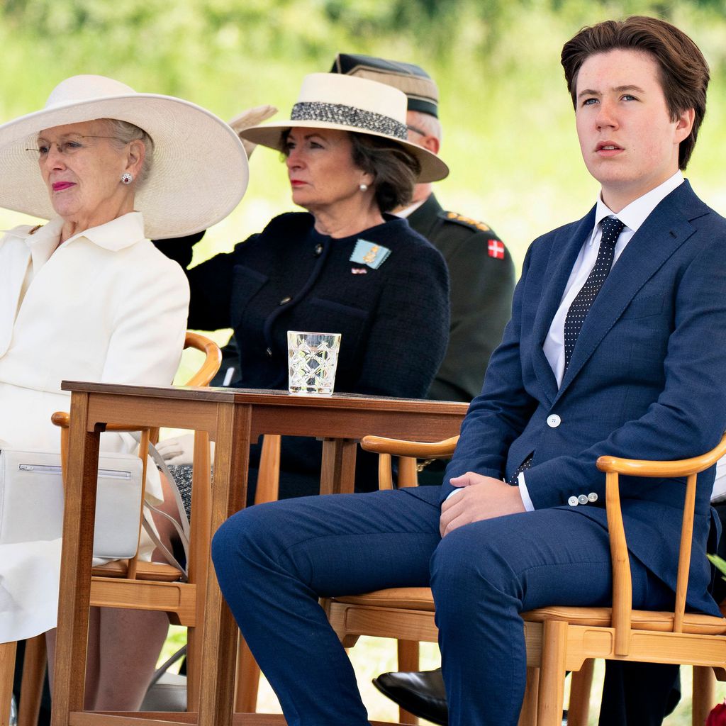 Margrethe von Dänemark und Prinz Christian im Juni 2021