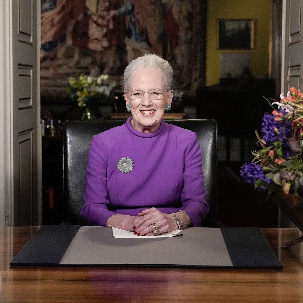 Königin Margrethe von Dänemark bei ihrer Neujahrsansprache 2024