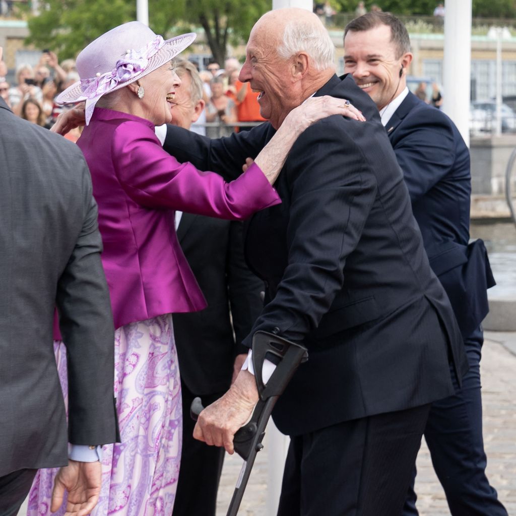 Königin Margrethe von Dänemark und König Harald