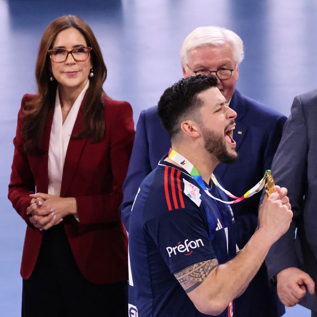 Königin Mary beim Handball-Finale 2024