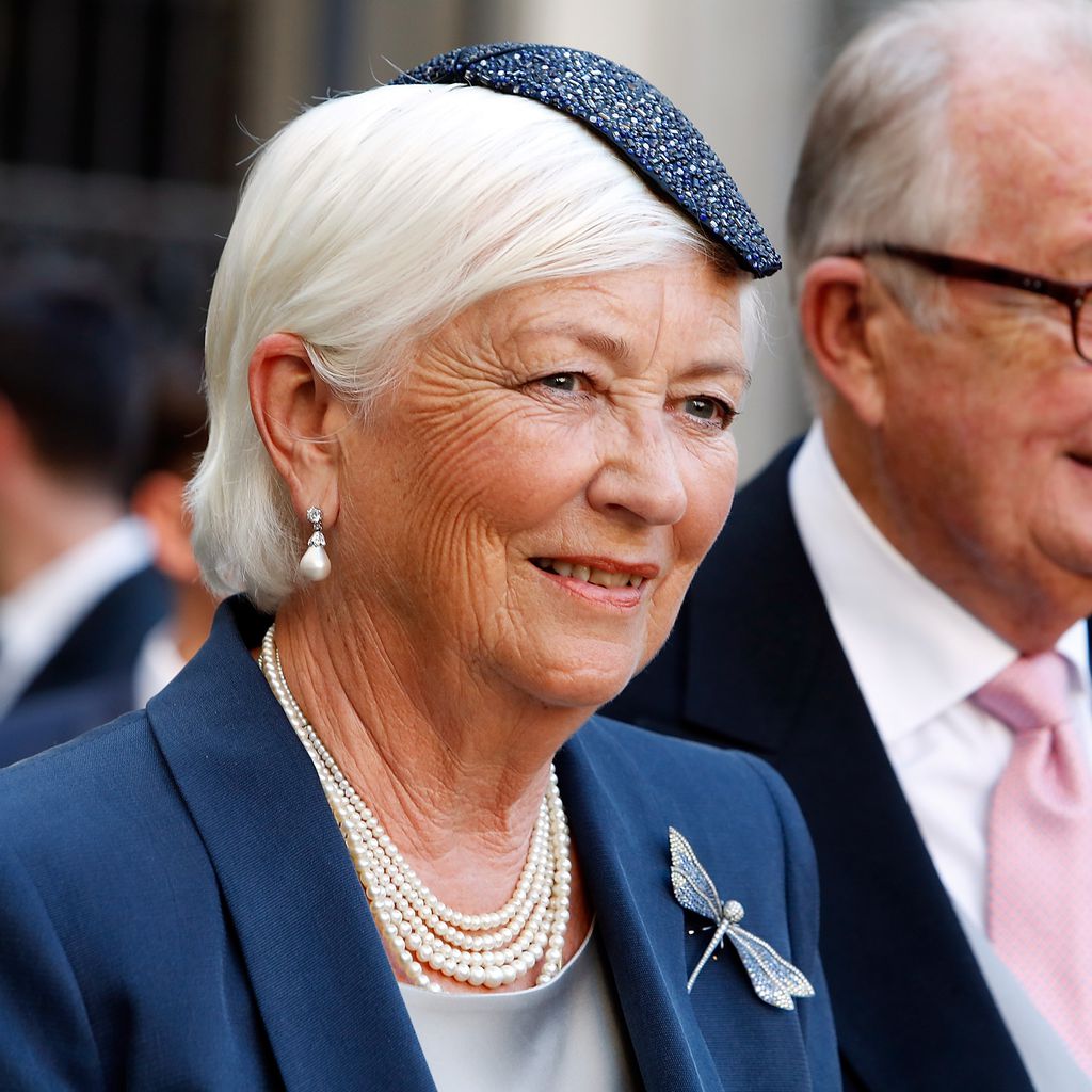 Königin Paola bei einer Hochzeit im Juli 2014