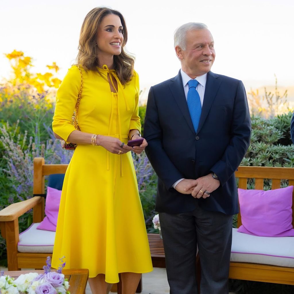 Königin Rania und König Abdullah im Januar 2025